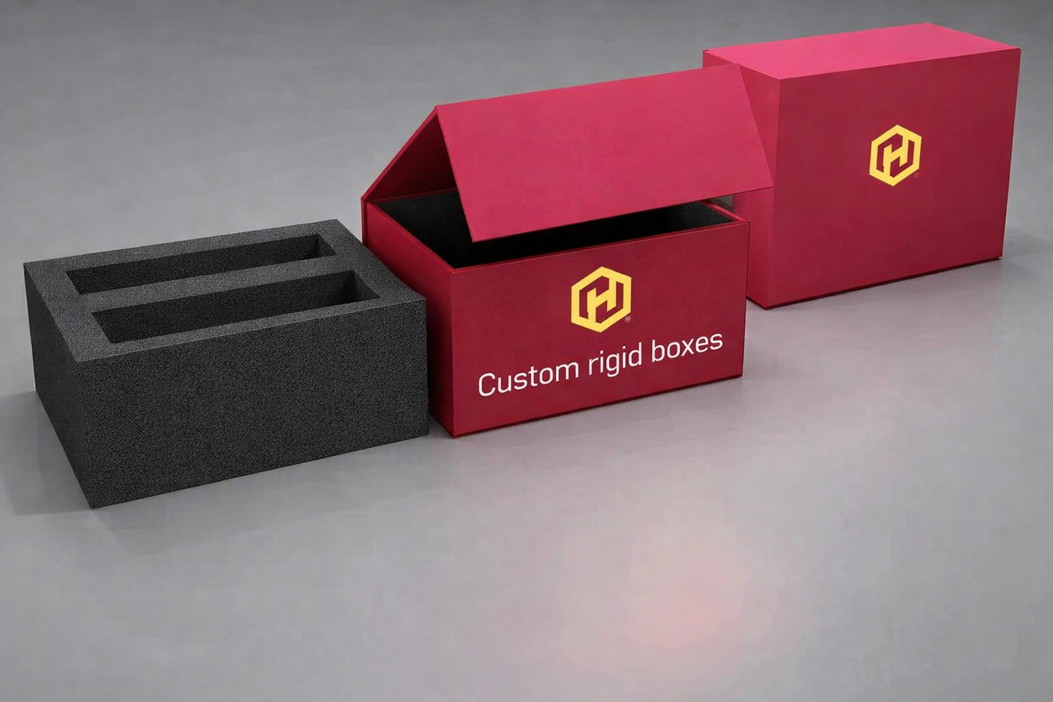 Custom rigid boxes