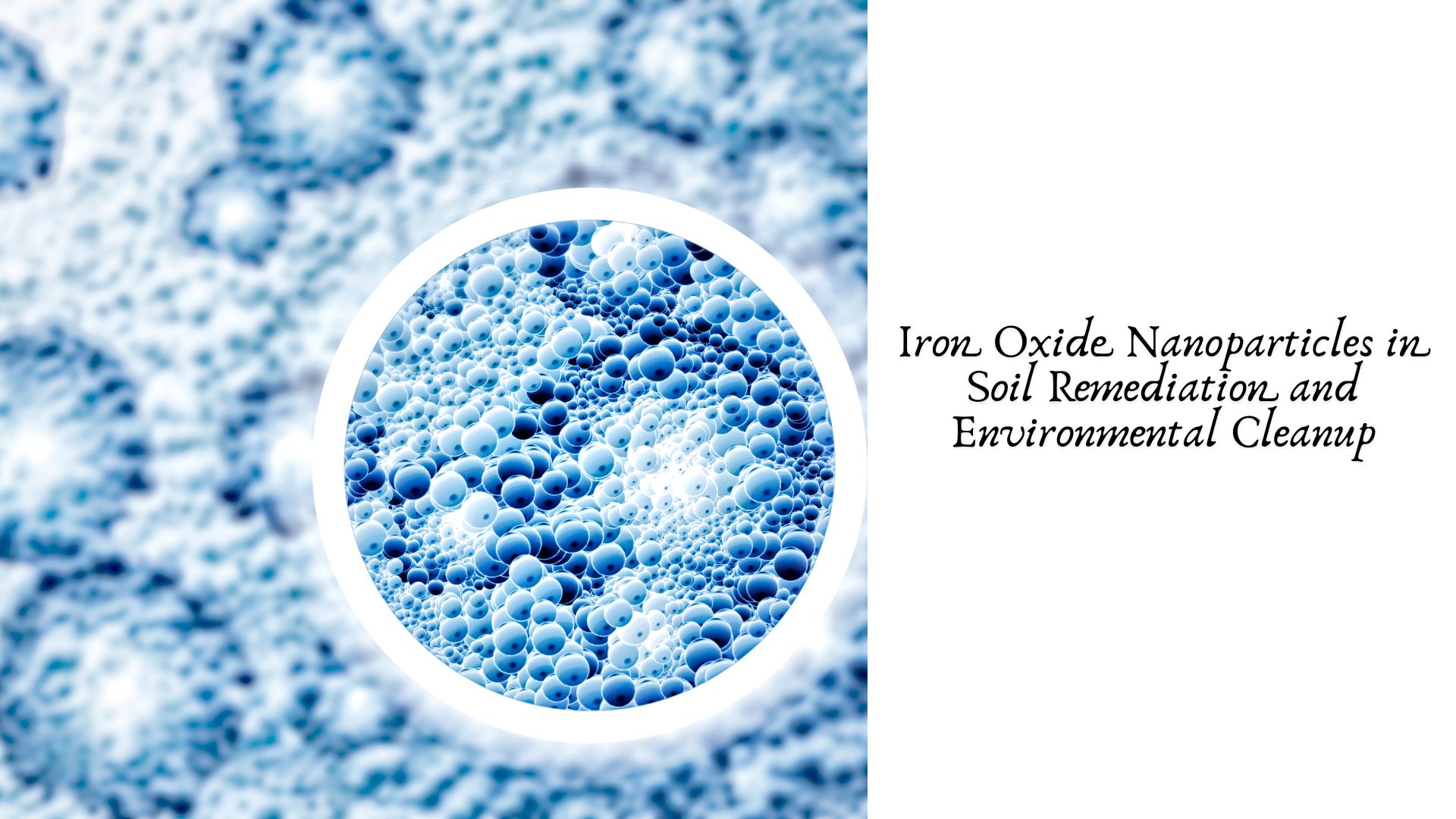 Iron Oxide Nanoparticles in Soil Remediation and Environmental Cleanup