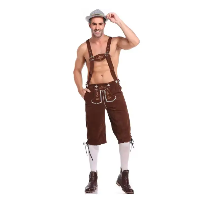 Lederhosen-Traditional-Outfit-Dark-Brown